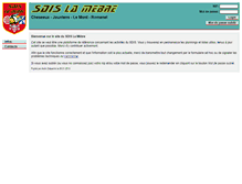 Tablet Screenshot of intranet.sdis-lamebre.ch